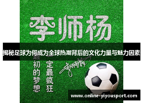 揭秘足球为何成为全球热潮背后的文化力量与魅力因素